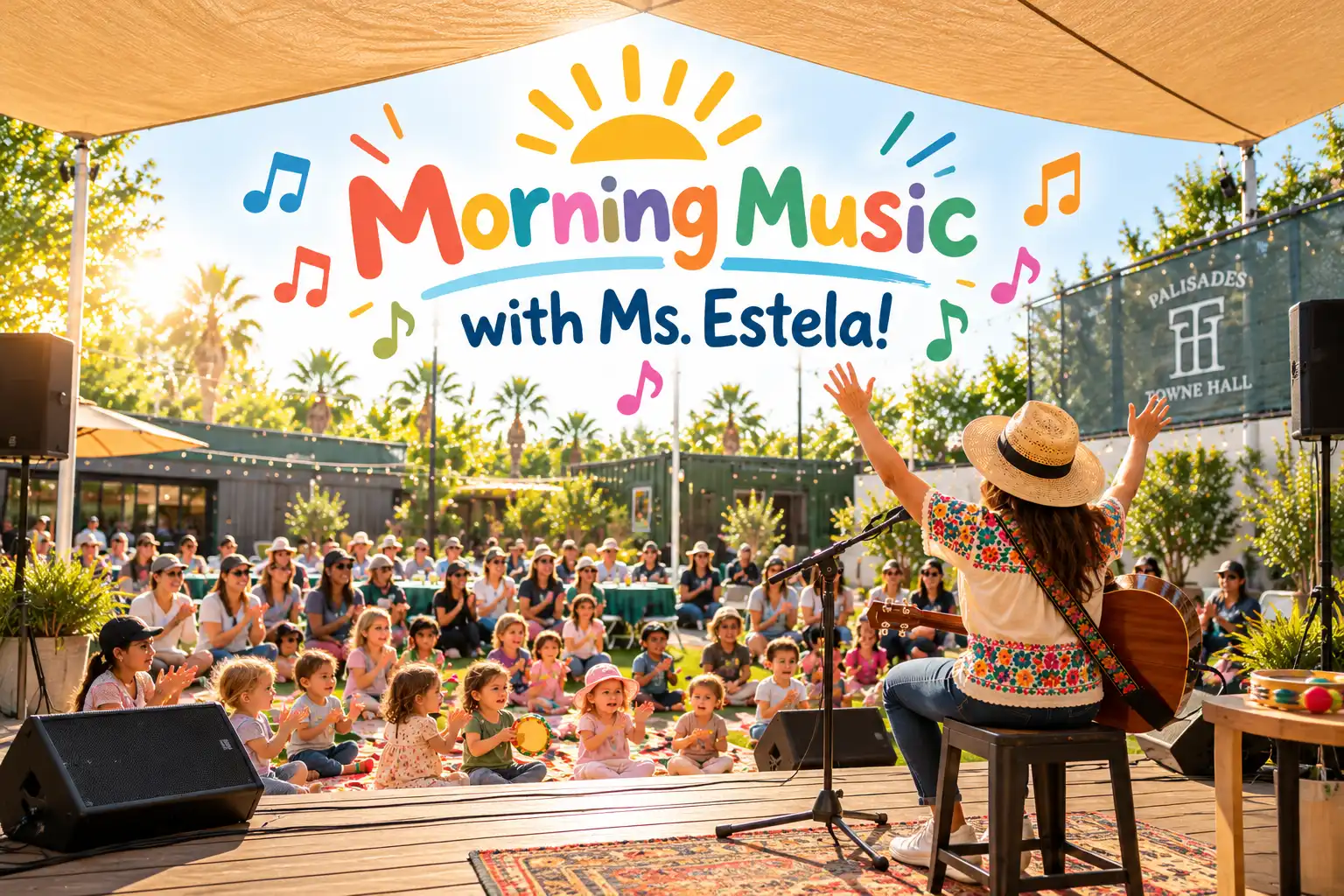 Sing-A-Long Time with Methodist Pre-School and Ms. Estela at Pacific Palisades Towne Hall Sing-A-Long Time with Methodist Pre-School and Ms. Estela at Pacific Palisades Towne Hall